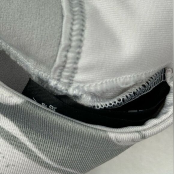 White Gray Marble Lace-Up Bralette Sports Bra Pink Victorias Secret Small Women - Picture 7 of 16